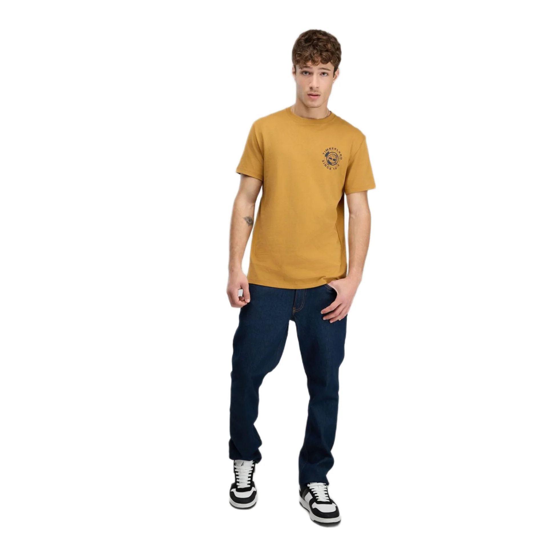 Rugged Logo Texture Ss Tee - Image 3