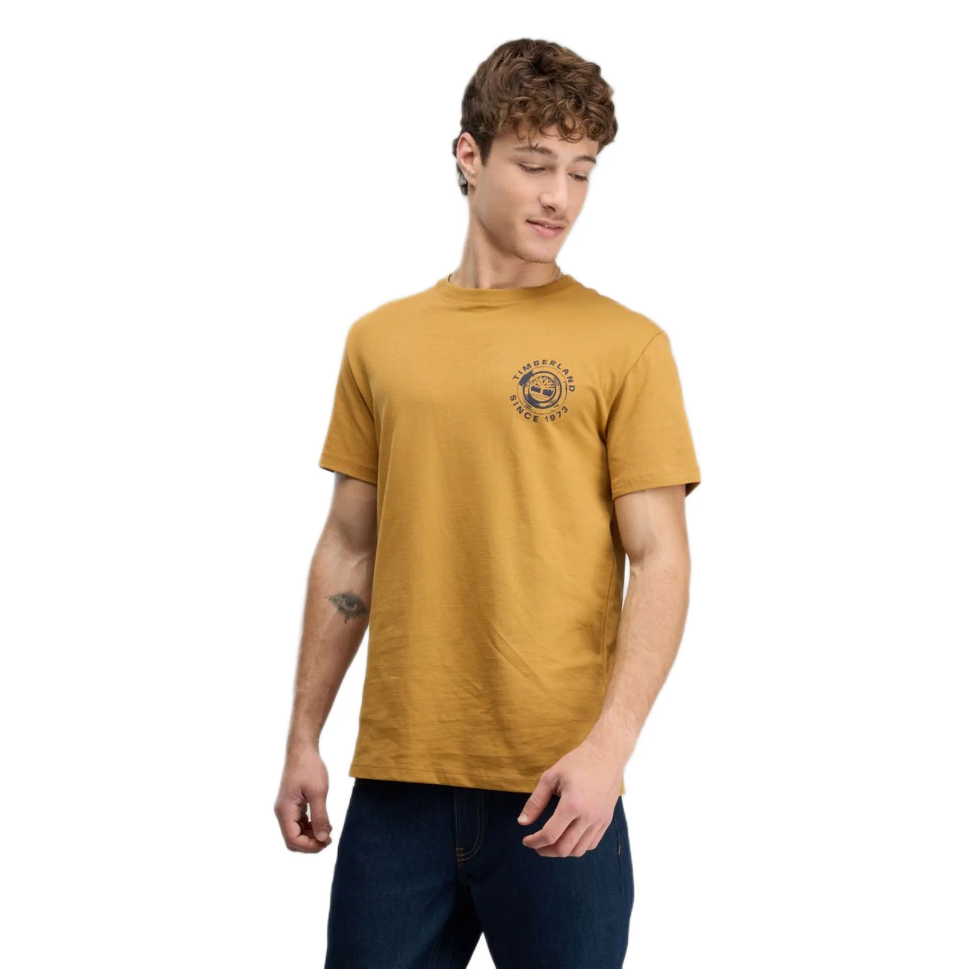 Rugged Logo Texture Ss Tee - Image 5
