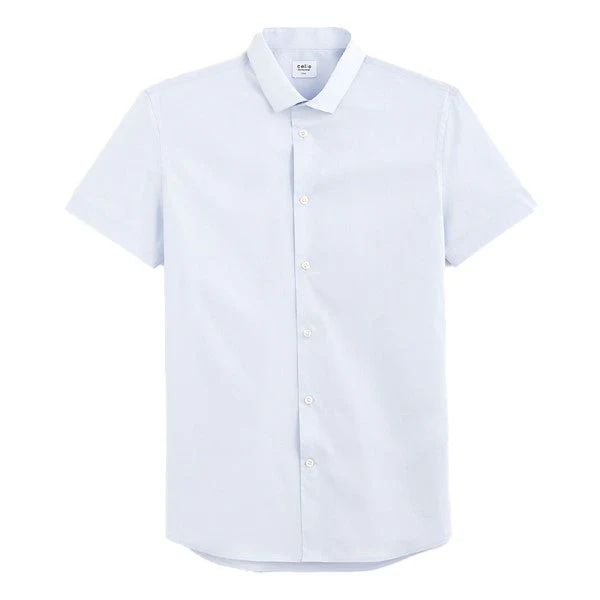 Slim Fit Stretch Cotton Shirt - Image 4