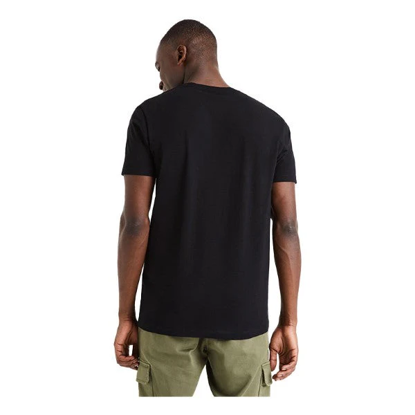 Slim Round-Neck T-Shirt In Stretch Cotton - Image 3