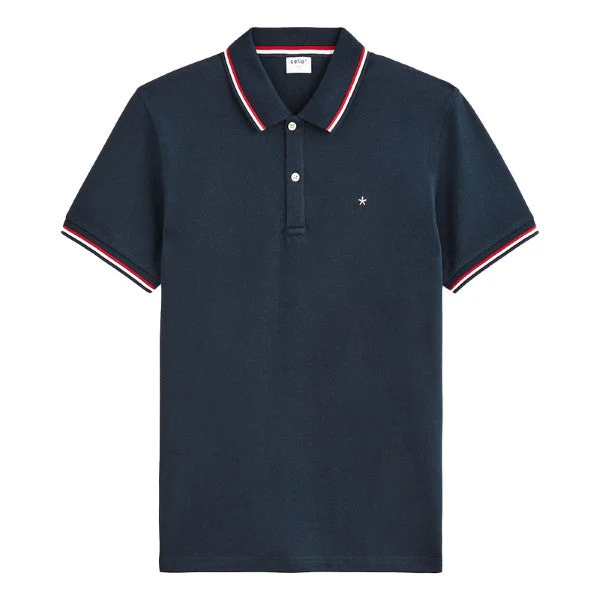 Slim Pique Polo Shirt In Stretch Cotton - Image 4