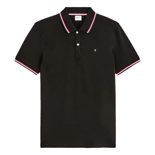 Slim Pique Polo Shirt In Stretch Cotton - Image 4