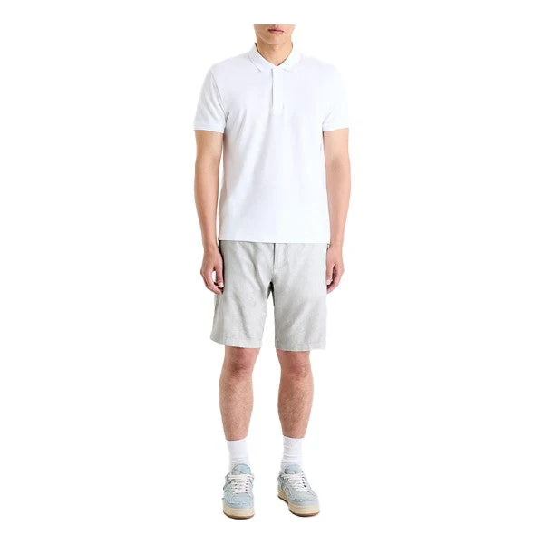 Straight Pique Cotton Polo Shirt