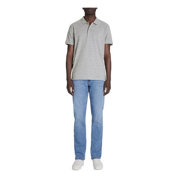 Straight Pique Cotton Polo Shirt