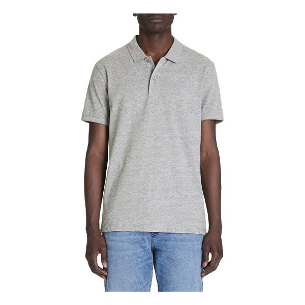 Straight Pique Cotton Polo Shirt - Image 2