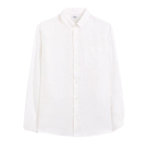 Regular Linen Shirt - Image 4