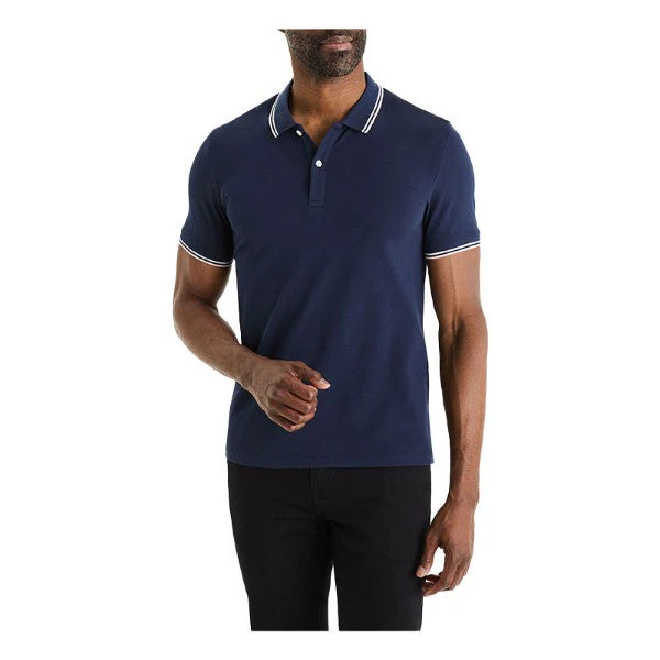 Slim Pique Polo Shirt In Stretch Cotton - Image 2