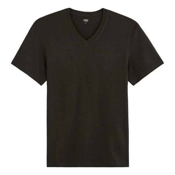 Straight V-Neck T-Shirt - Image 4