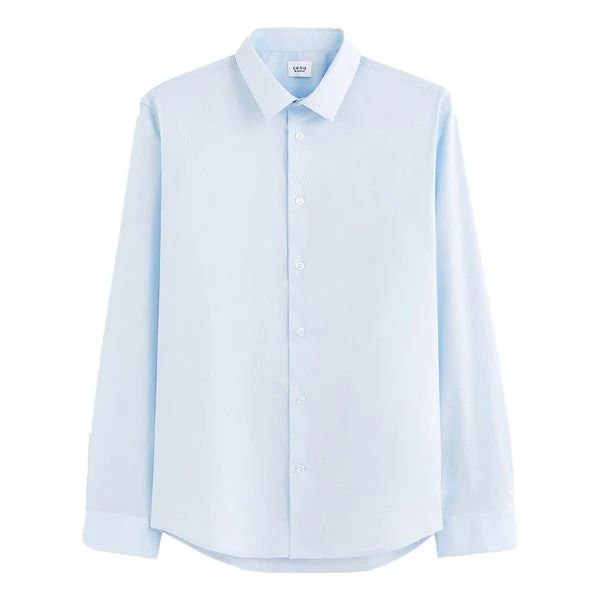 Regular Stretch Cotton Shirt - Image 4