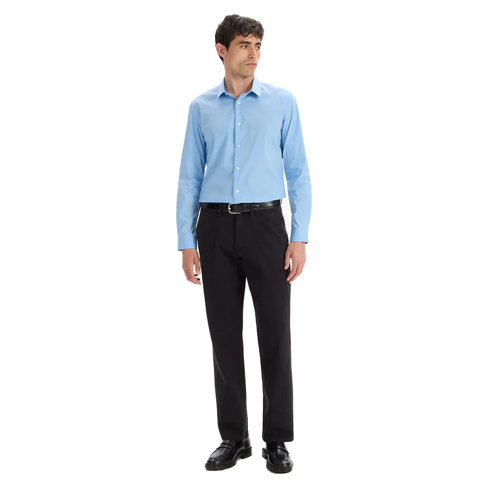 Slim-Fit Stretch Cotton Shirt - Image 2