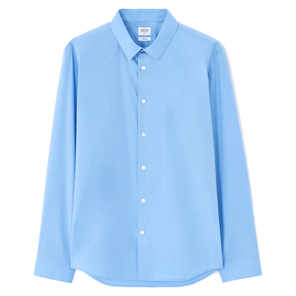 Slim-Fit Stretch Cotton Shirt - Image 3