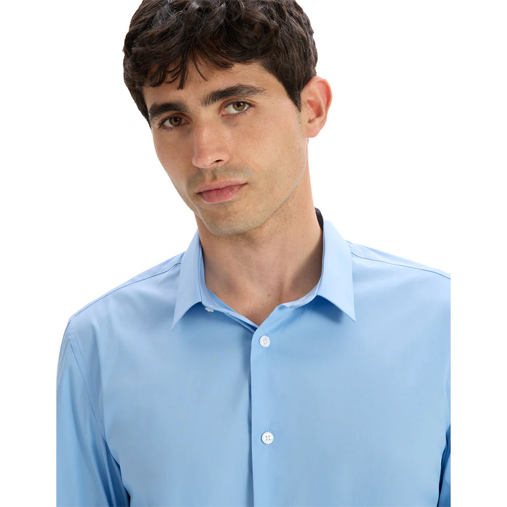 Slim-Fit Stretch Cotton Shirt - Image 5