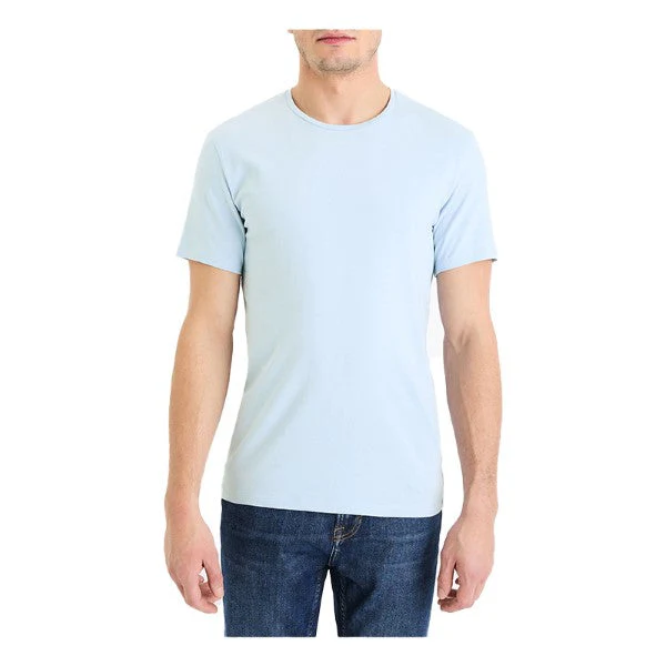 Slim Round-Neck T-Shirt In Stretch Cotton - Image 2