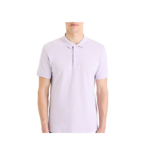 Straight Cotton Pique Polo Shirt - Image 2