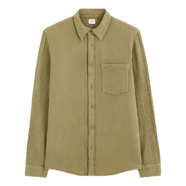 Regular Cotton Gauze Shirt - Image 4