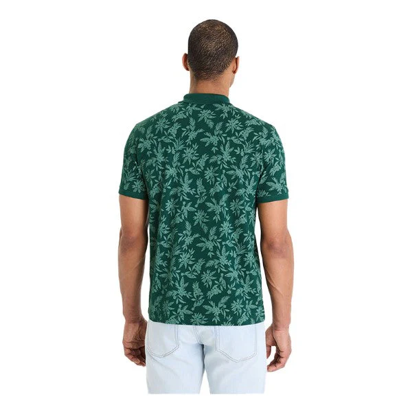 Regular Piquأ© Polo Shirt In Printed Cotton - Image 3