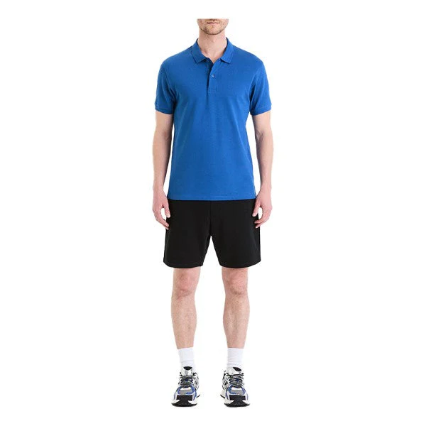 Straight Pique Cotton Polo Shirt
