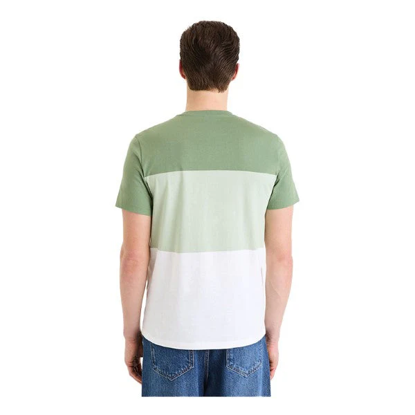 Color Block Round Neck T-Shirt - Image 3