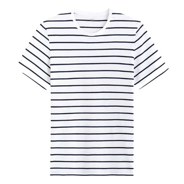 Round-Neck Cotton T-Shirt - Image 4