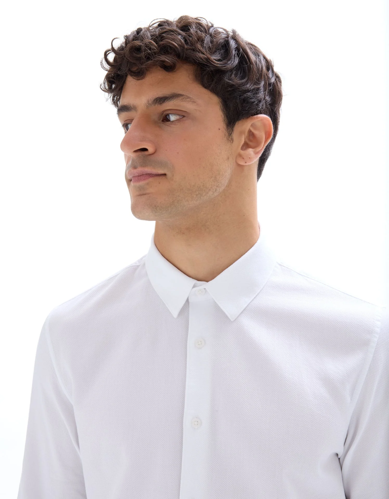 Regular Fit Honeycomb Shirt - Image 5