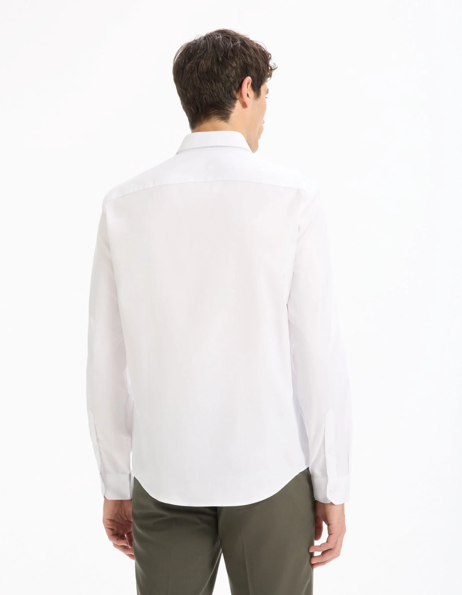 Regular shirt in royal oxford - white - Image 4