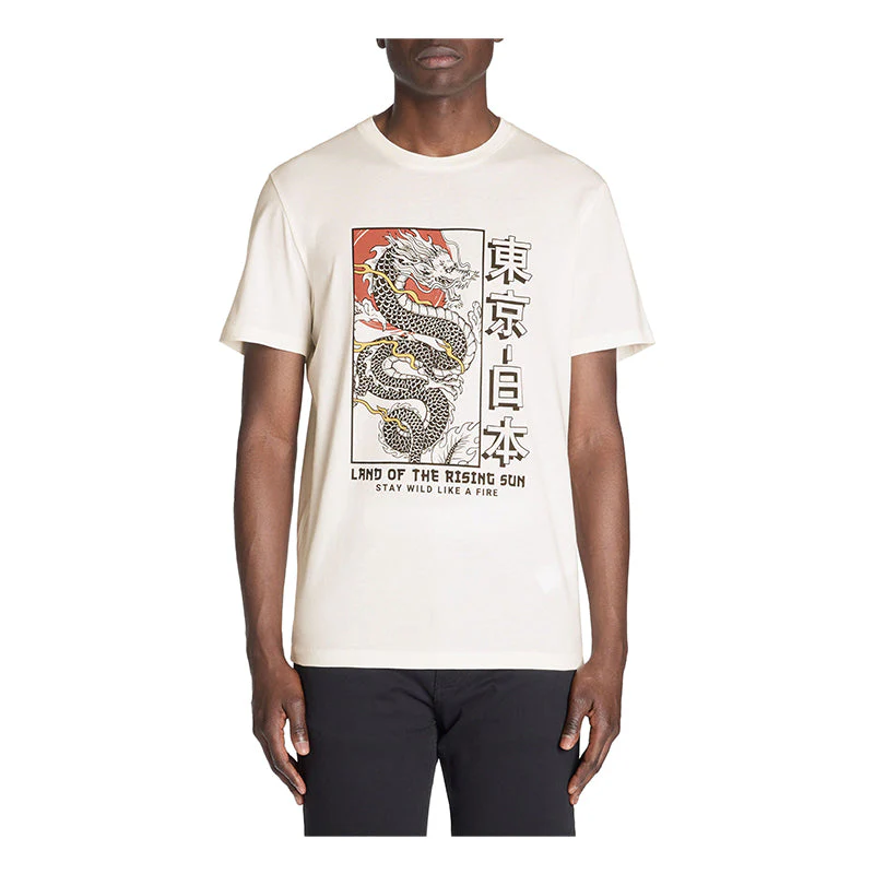 100% Cotton Crew Neck Straight T-Shirt - White - Image 3