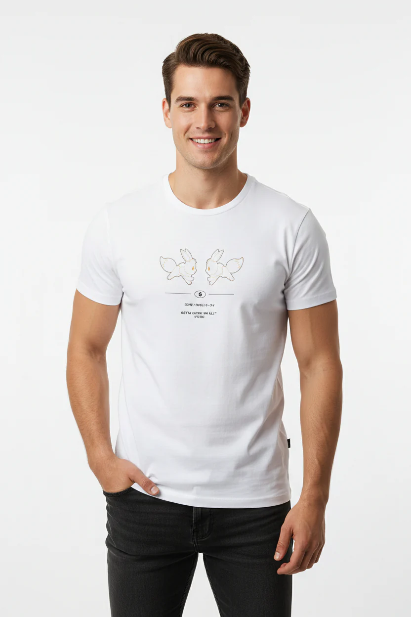 Pokémon - Eevee White T-Shirt