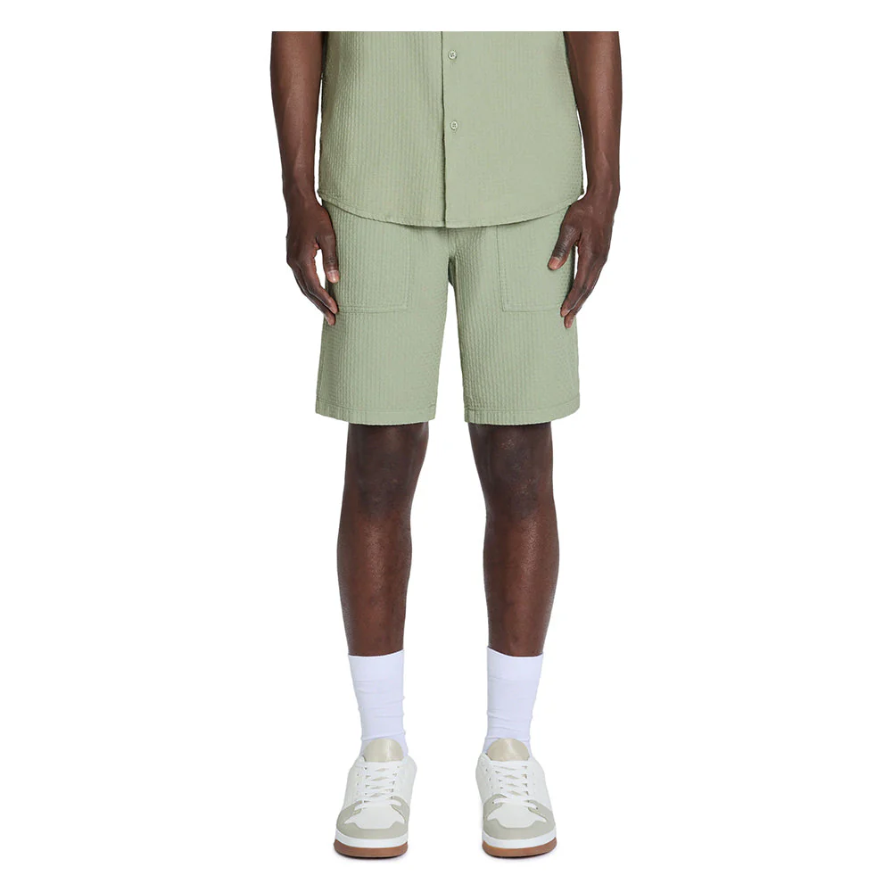 100% Cotton Bermuda Shorts - Green - Image 3