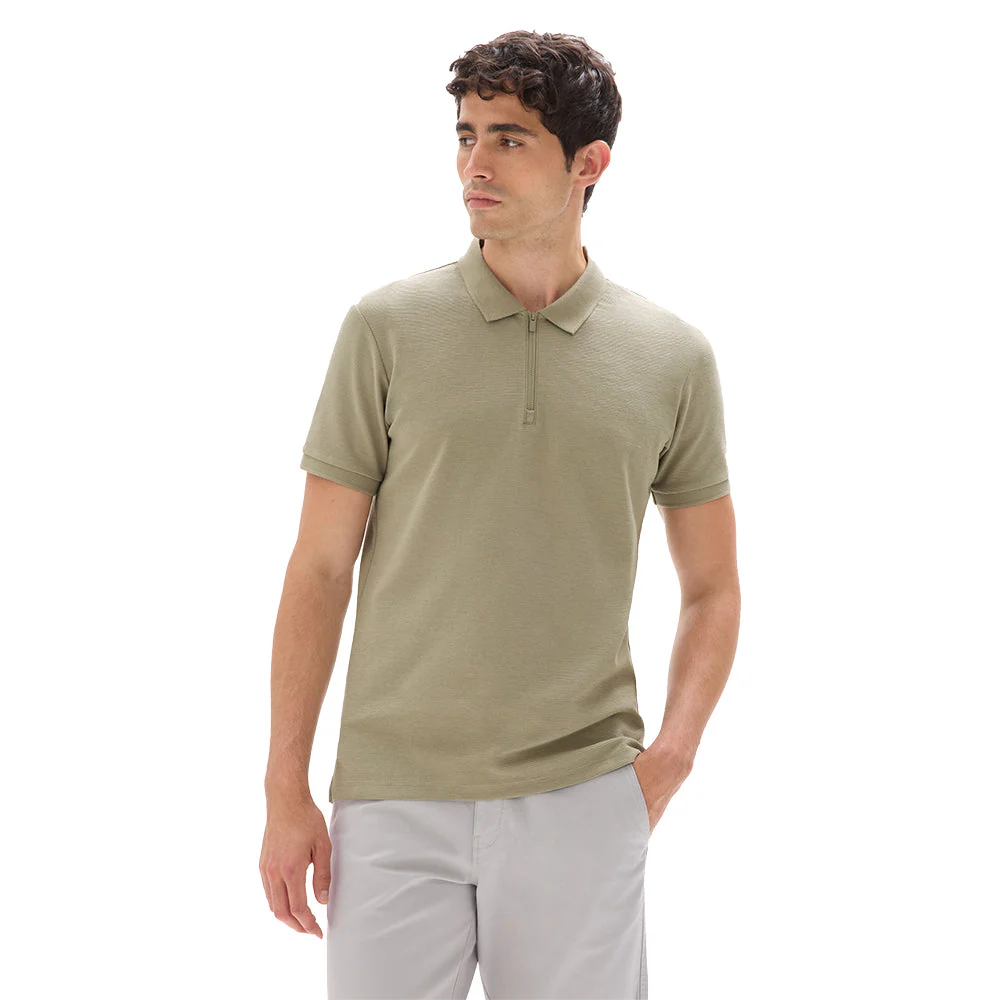 Slim Cotton Blend Polo Shirt - Image 2