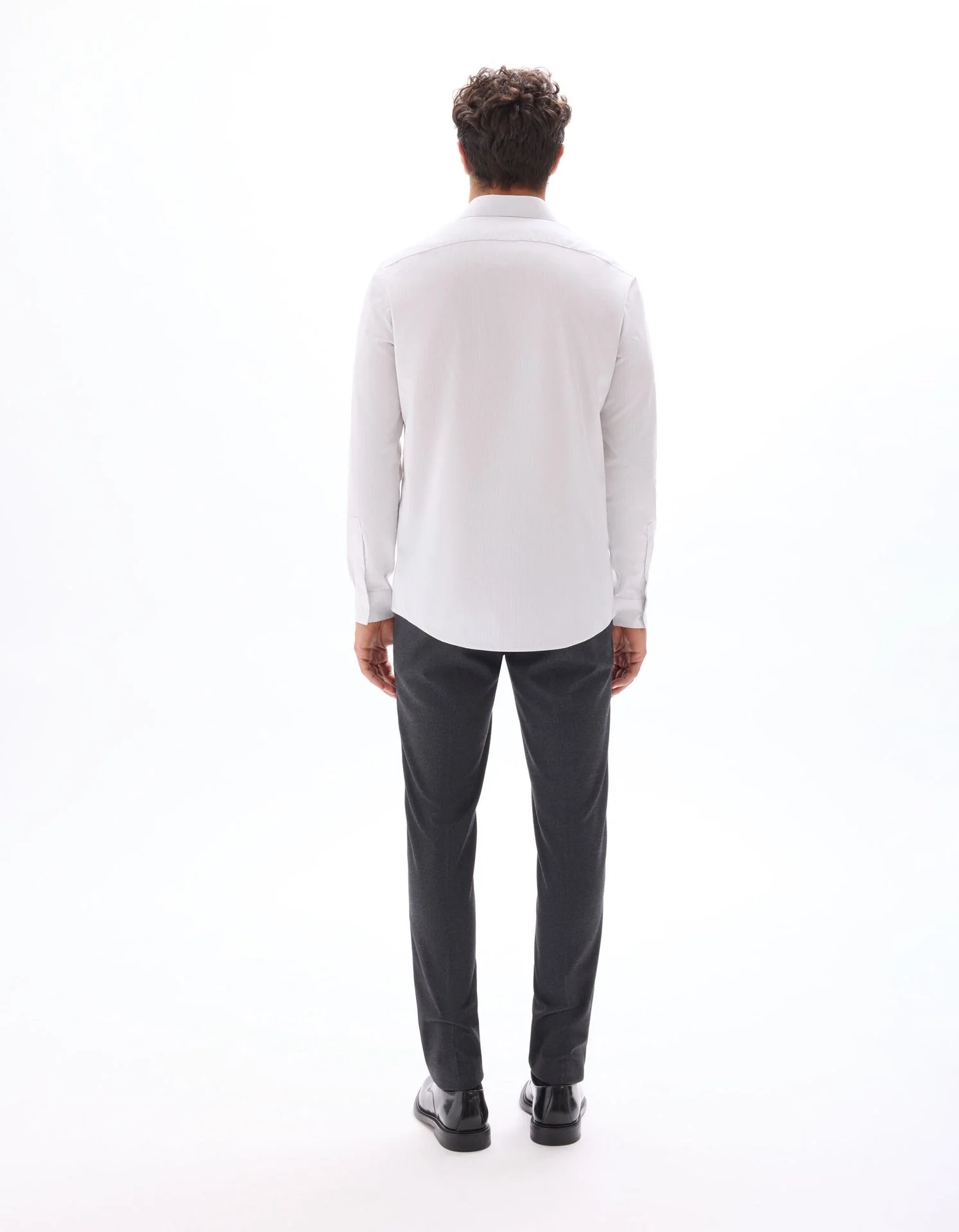 Regular Fine Striped Shirt - Image 4