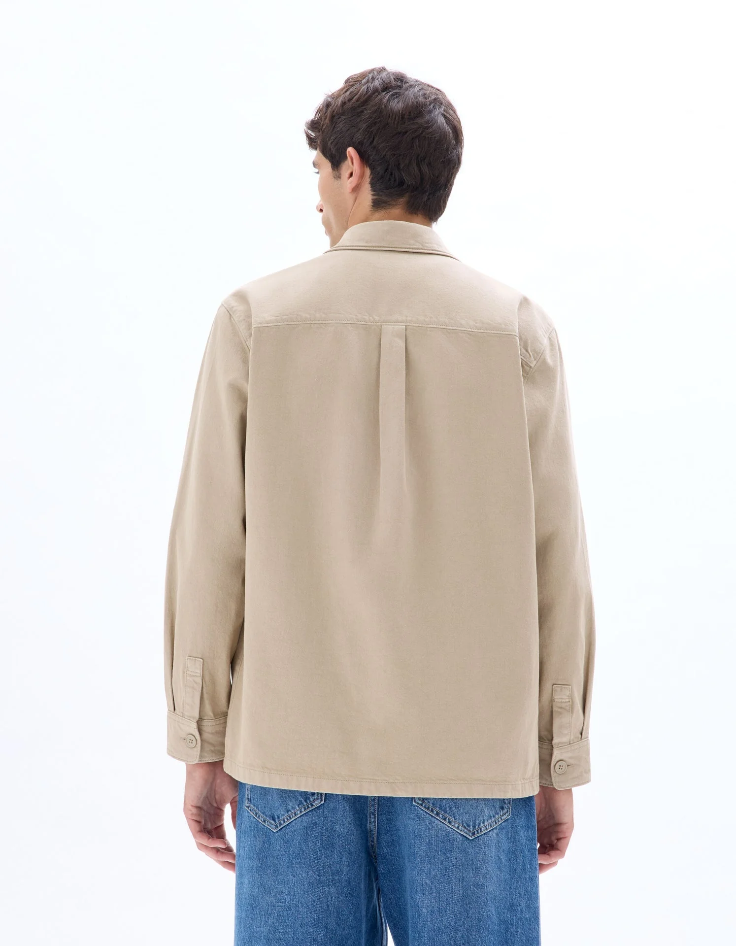 Garment-Dyed Overshirt - Image 4