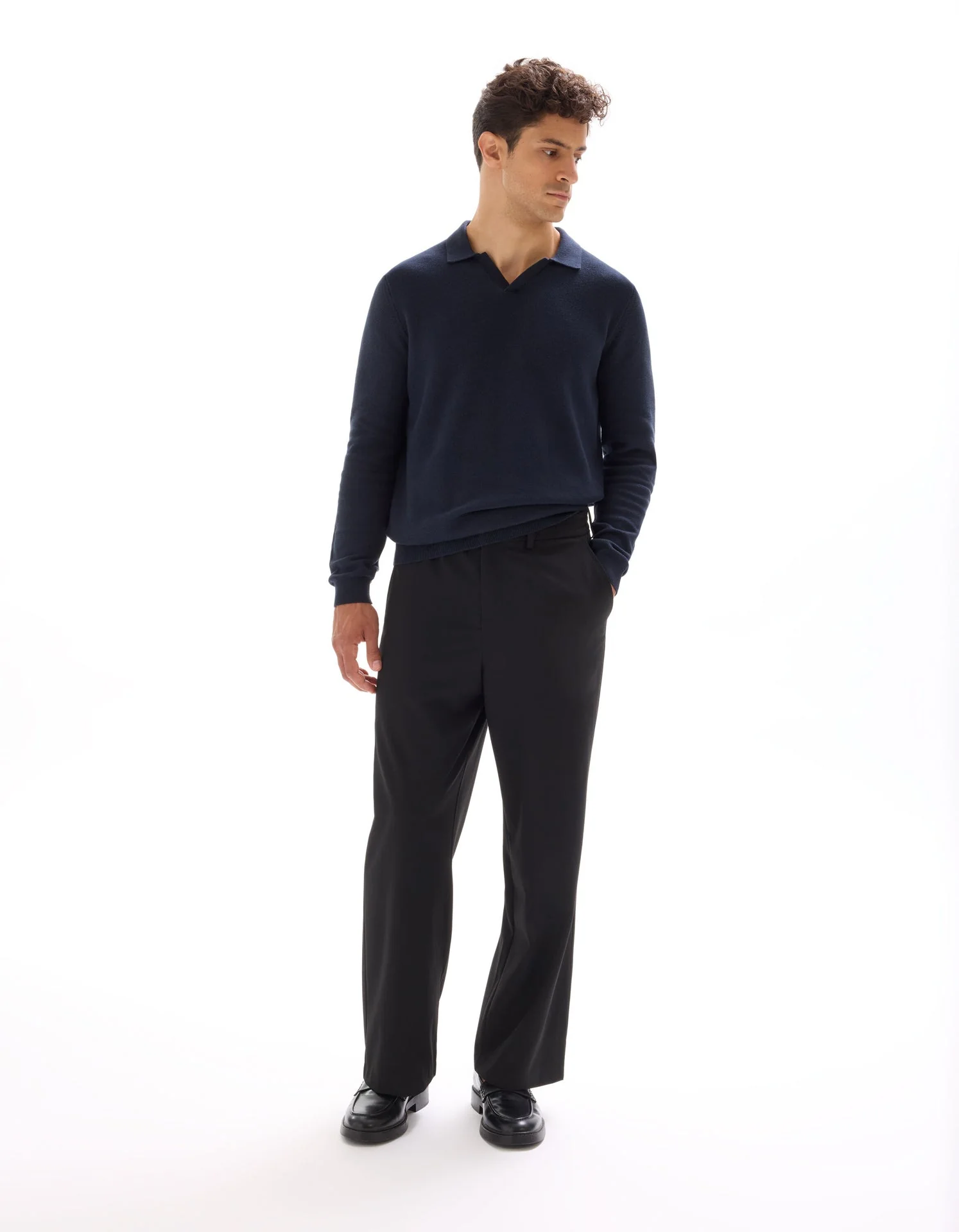 Polo Collar Sweater