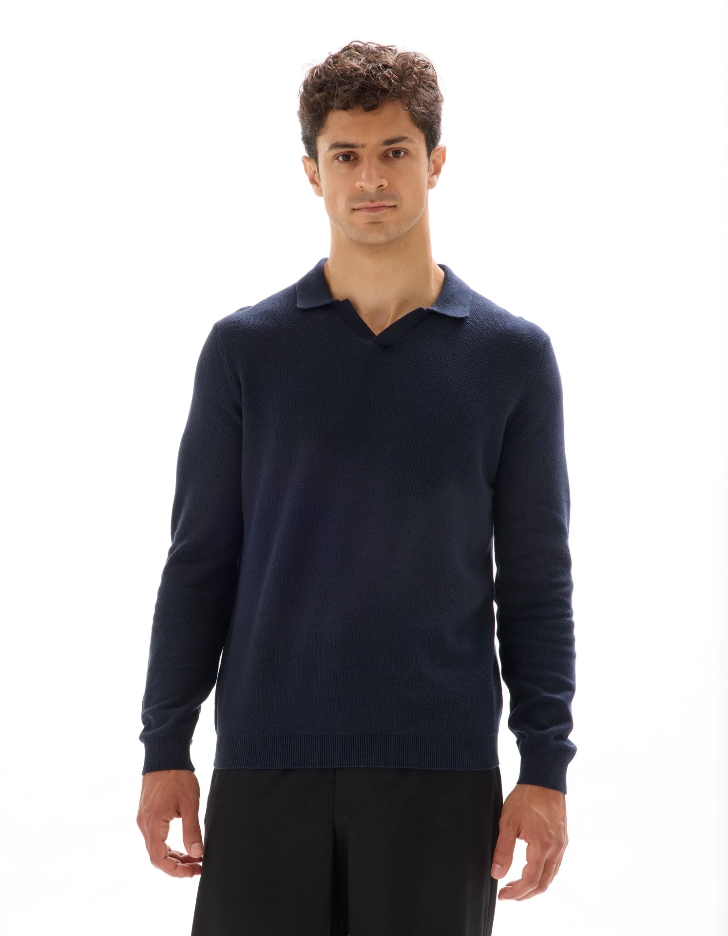 Polo Collar Sweater - Image 3
