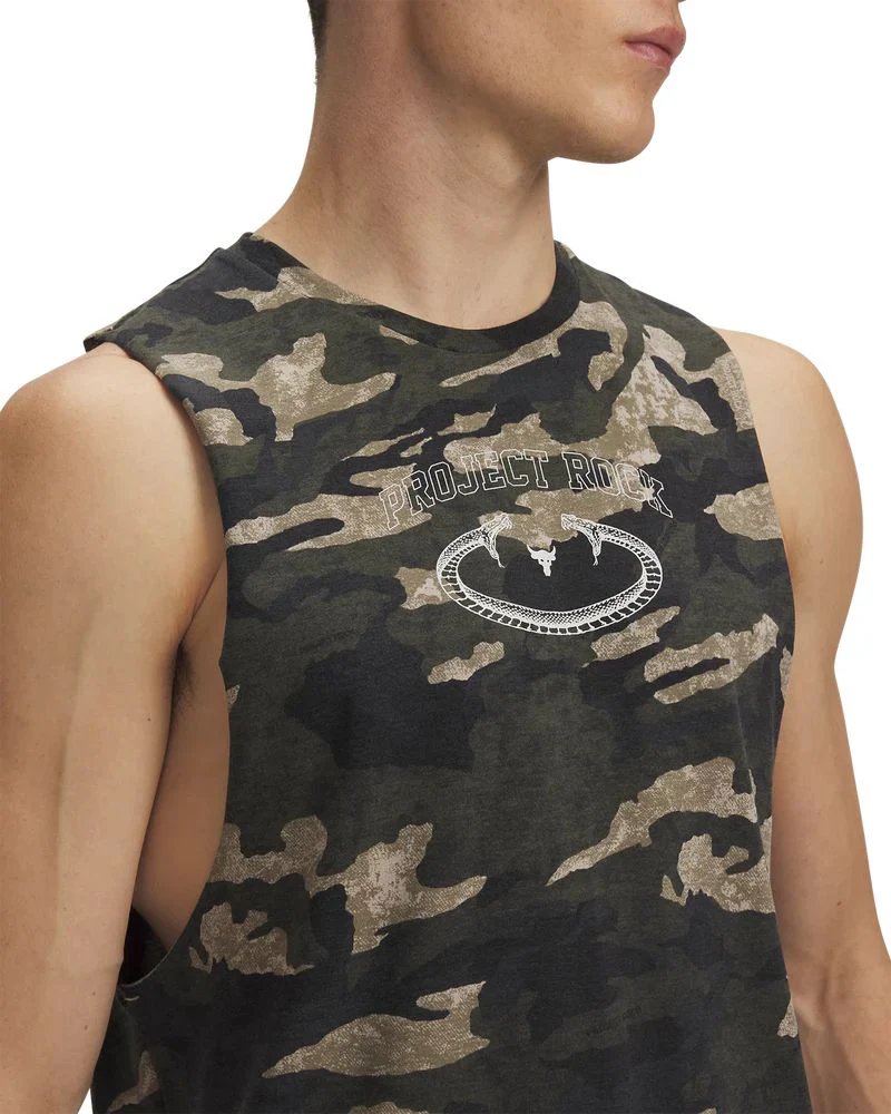 UNDER ARMOUR Project Rock Camo Men's Tank - Image 3
