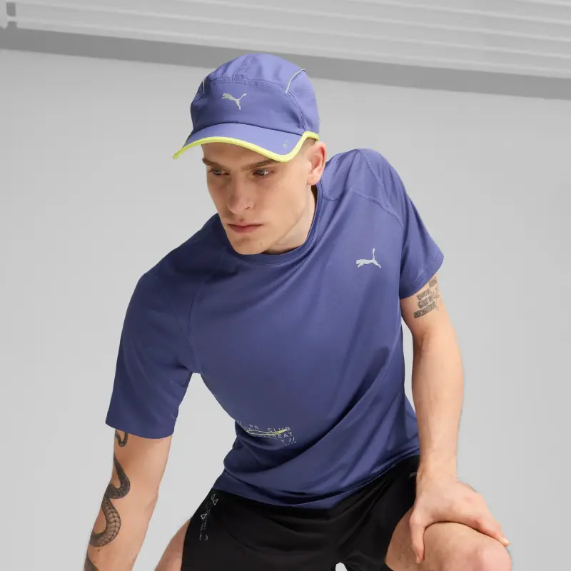 Runner Short Visor 5 Panel Cap - Image 3