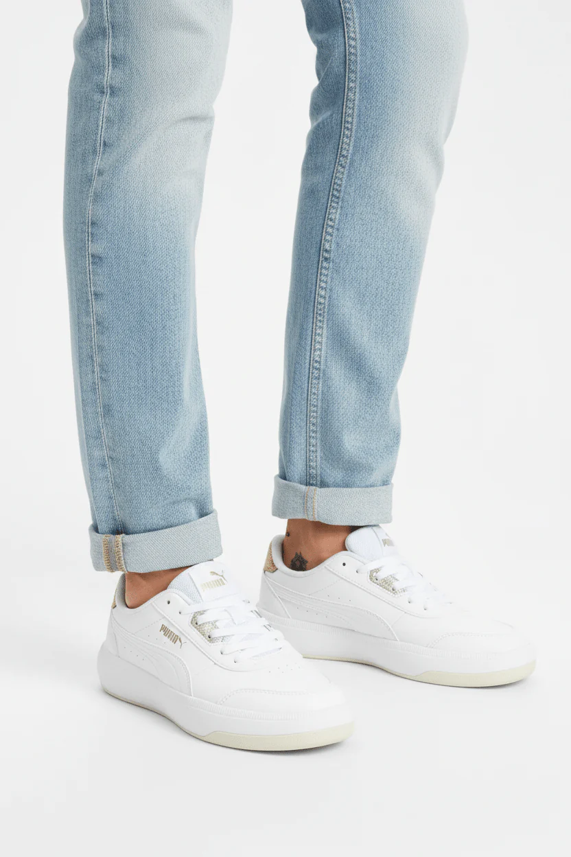 PUMA TORI METALLIC SHINE PUMA WHITE-PUMA GOLD - Image 2