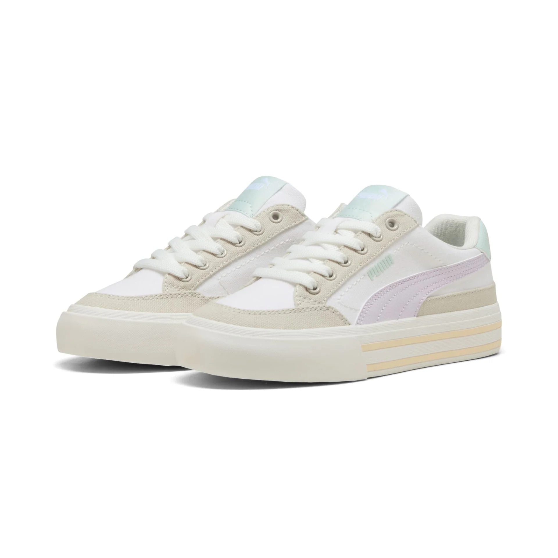 PUMA Court Classic Vulc Formstrip Youth Sneakers - Image 4