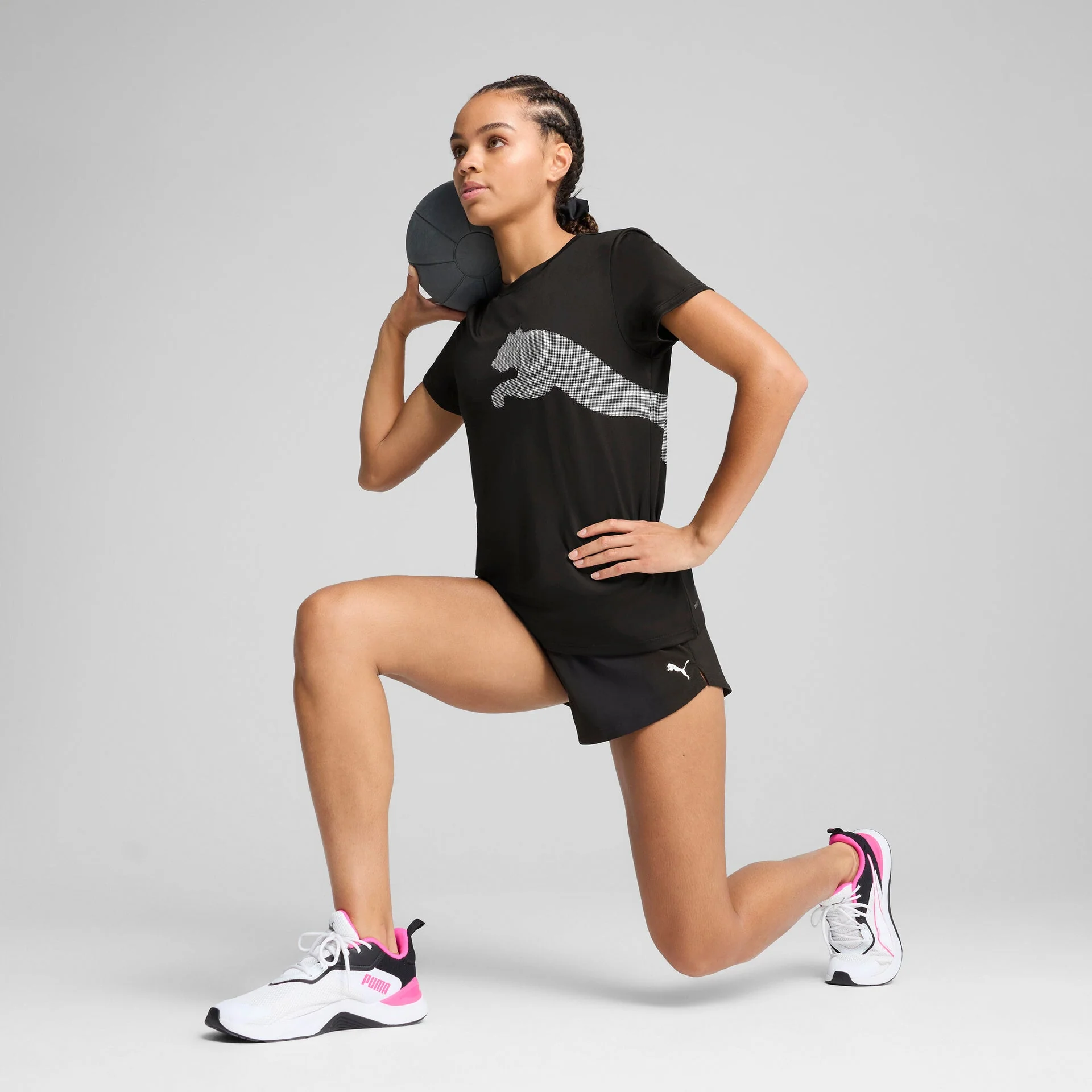 Train All Day Big Logo Tee Women - Image 2
