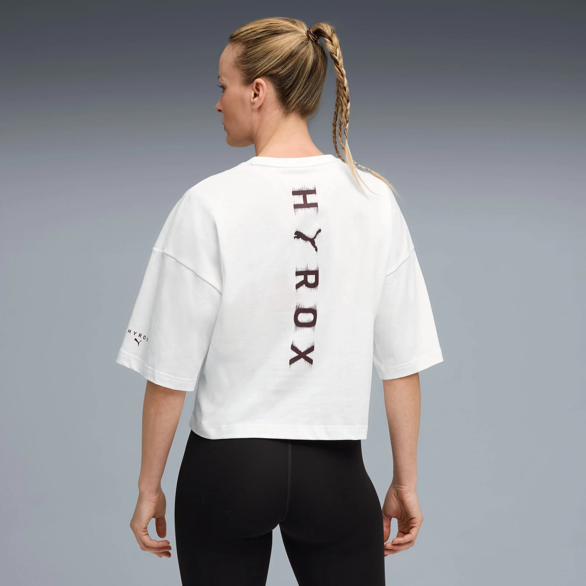 PUMA x HYROX Cropped Lifestyle Tee Women - Image 4