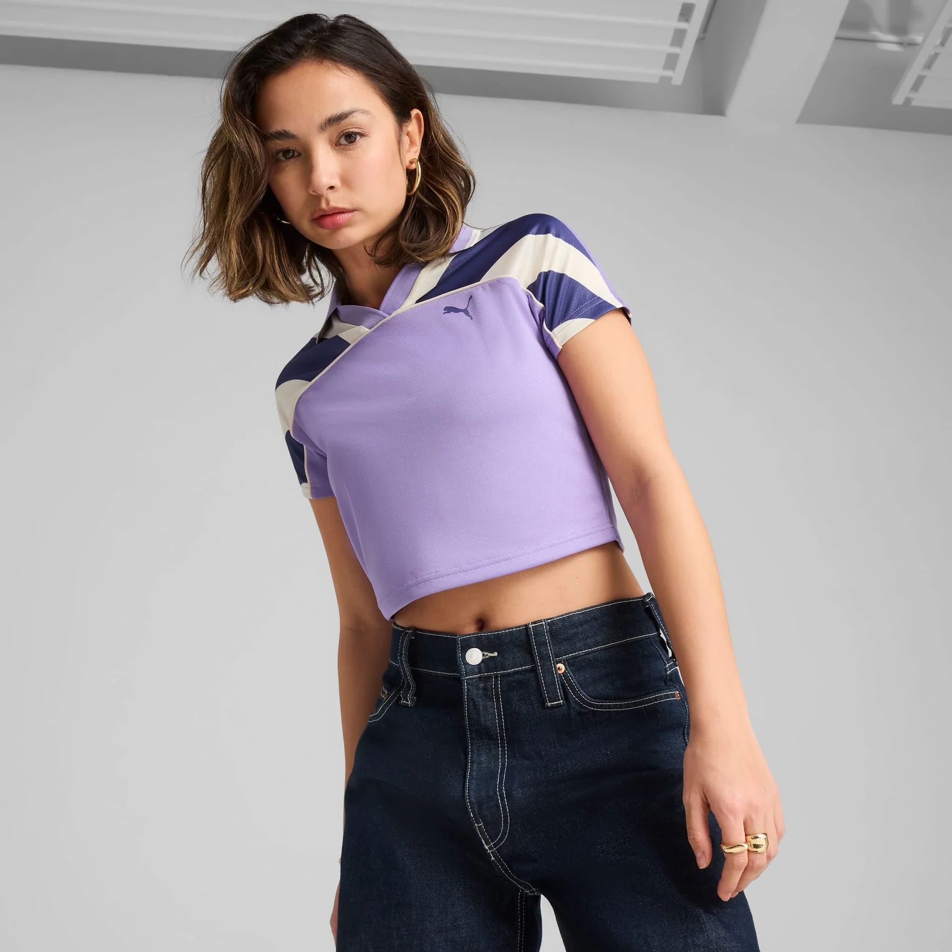 FUTURE.PUMA.ARCHIVE Football Jersey Baby Tee Women