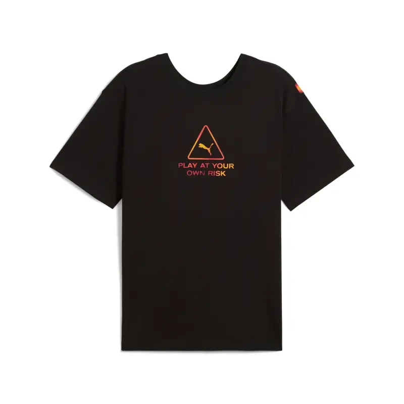 Scoot Caution Boxy Basketball Tee Men - Image 2