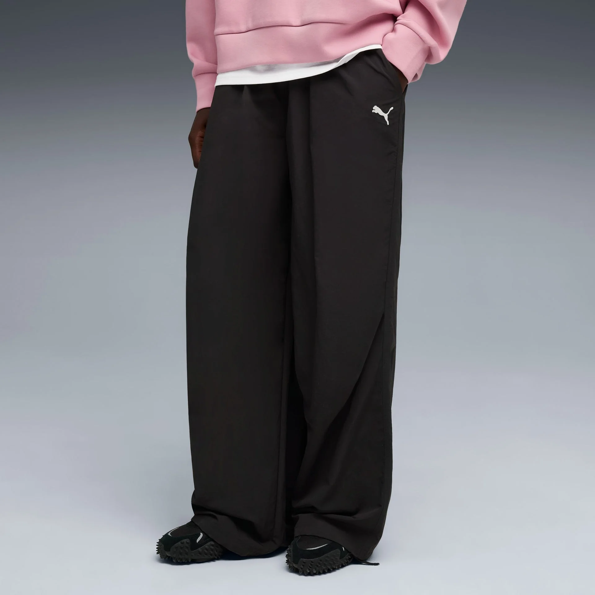 Wardrobe Essentials Oversized Parachute Pants Men