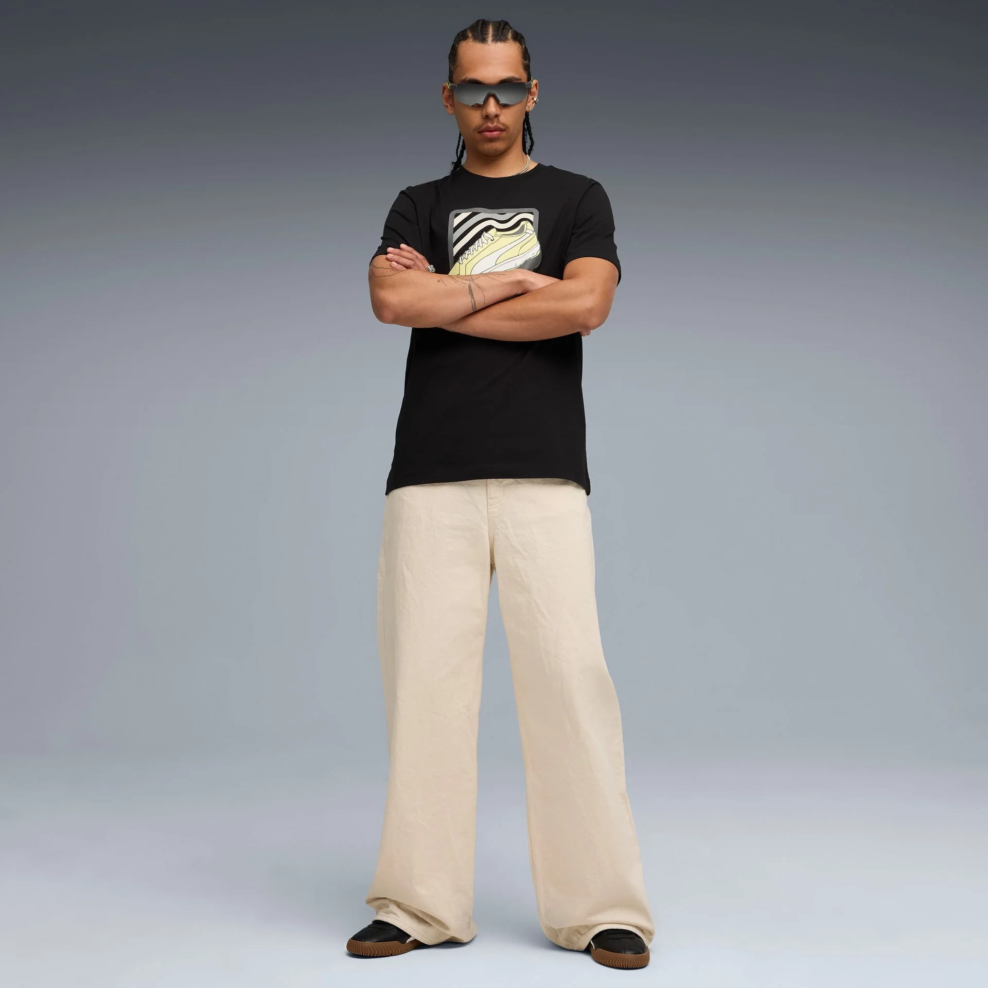 Graphic Sneaker T-shirt Men - Image 4
