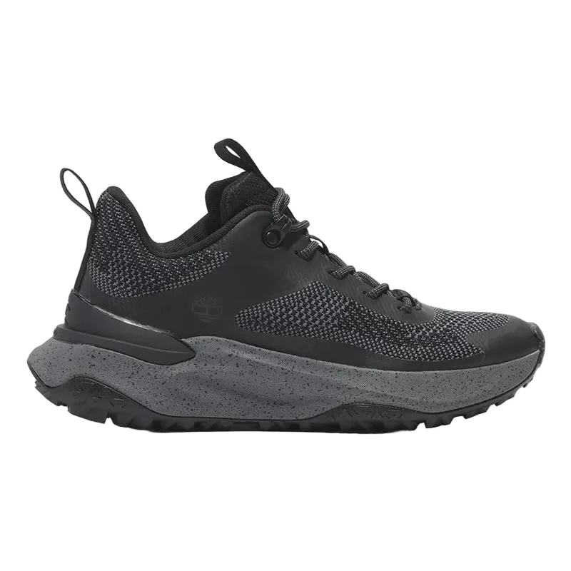 MOTION ACCESS LOW LACE UP SNEAKER BLACK KNIT