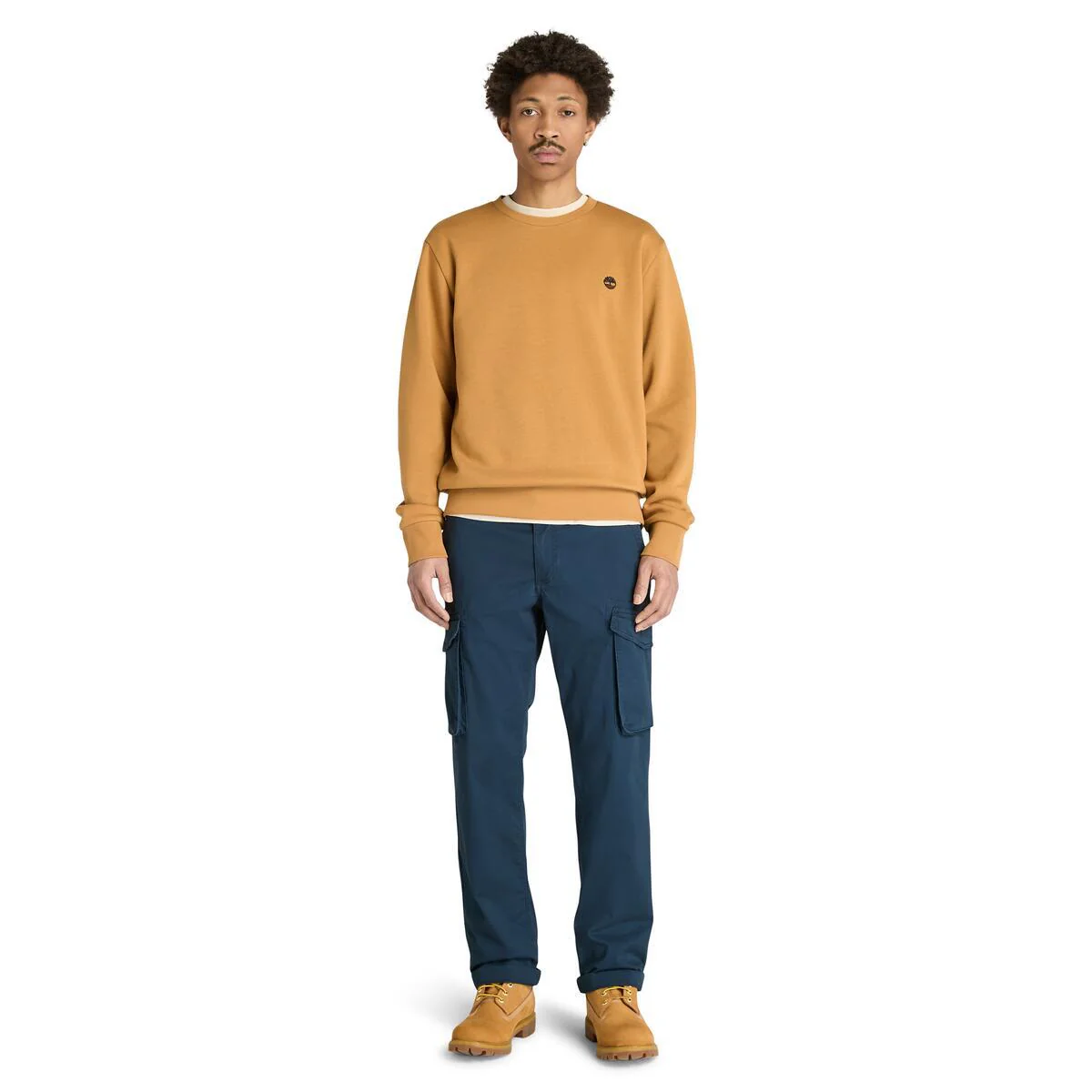 Oyster River Chest Logo Brushback Crew Neck - Image 2