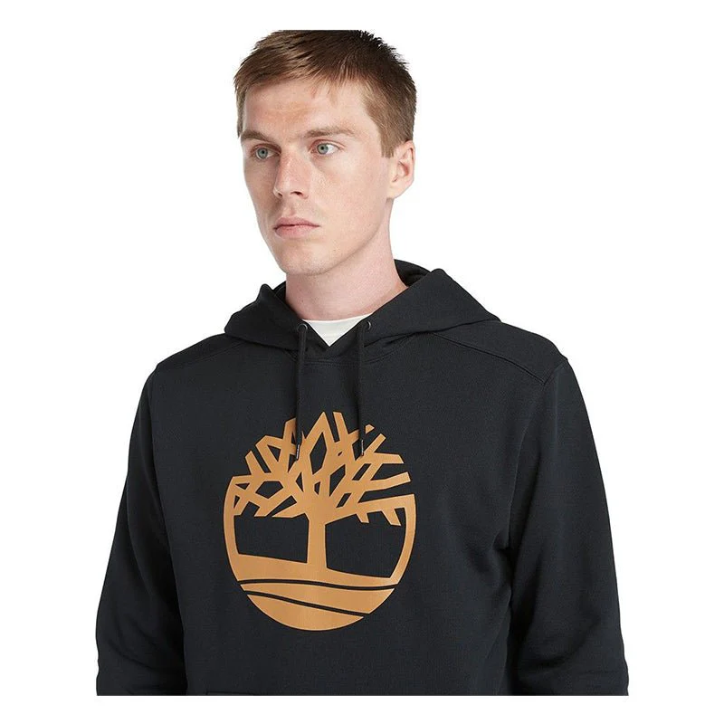 KENNEBEC RIVER Tree Logo Hoodie Black-Wheat Boot - Image 2