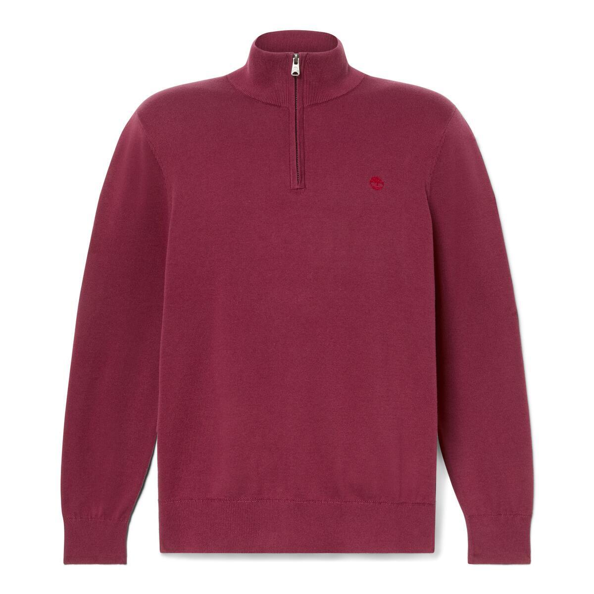 Williams River Cotton 1/4 Zip Sweater - Image 3