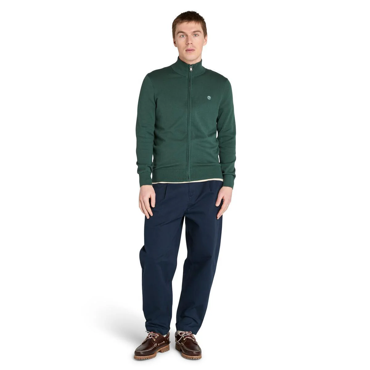 Williams River Cotton Full Zip Sweater - Image 2