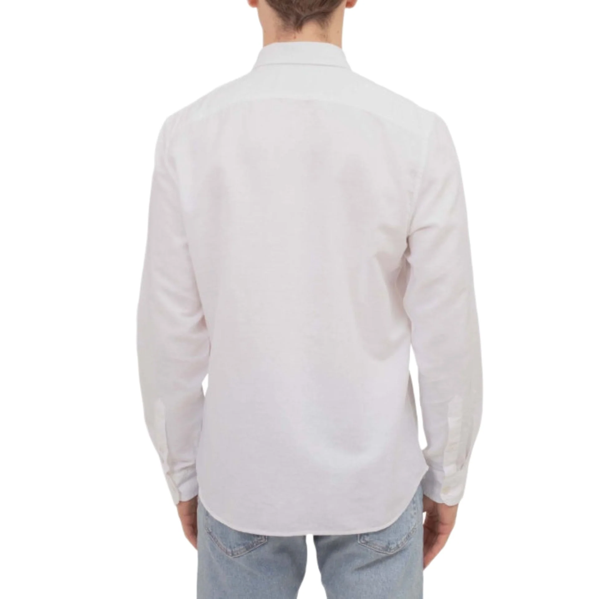 Lovell Lake Cotton and Linen Long Sleeve Shirt - Image 2