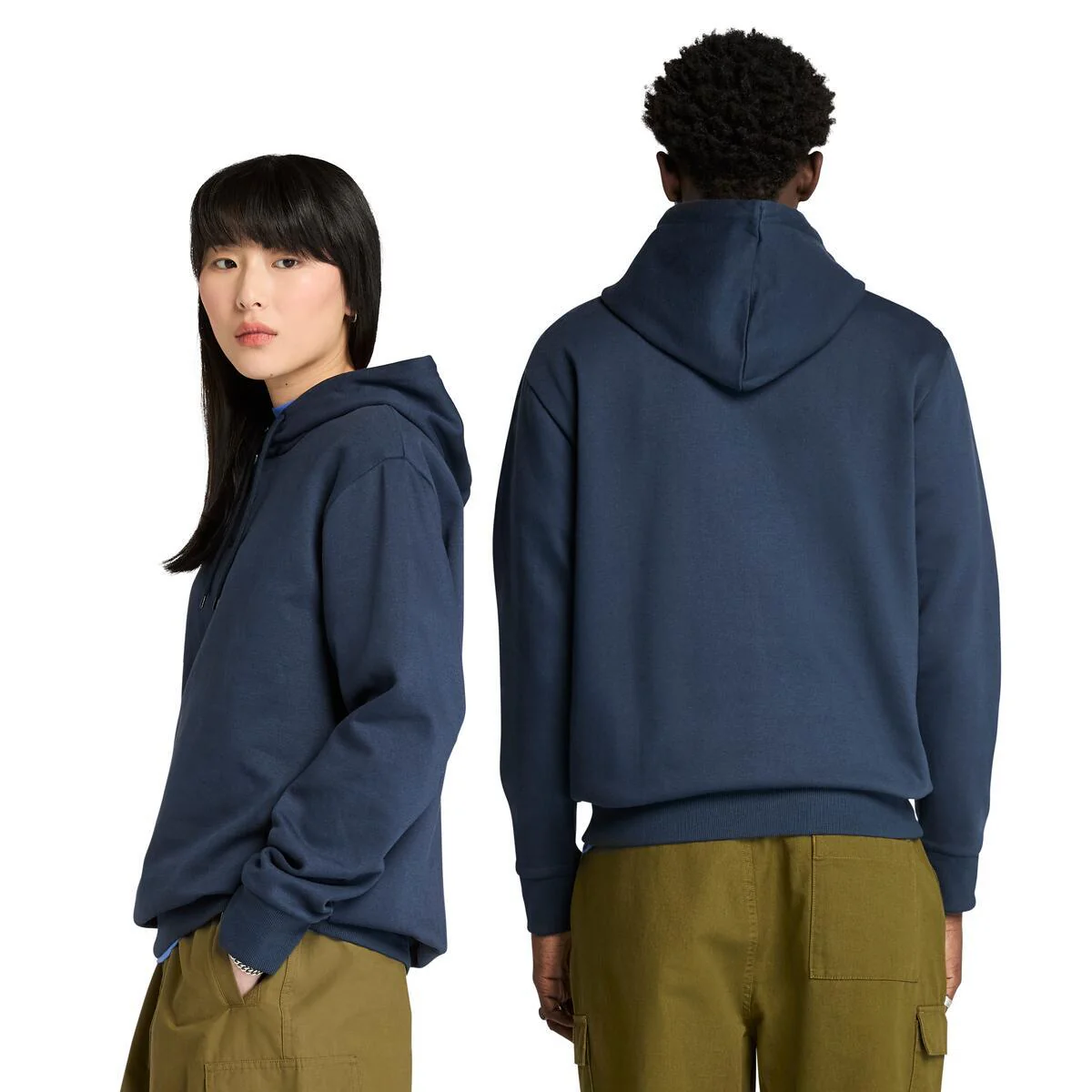 Emboridered Logo Brushback Hoodie - Image 2